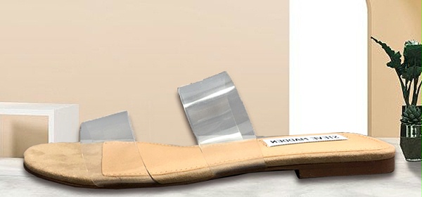 女鞋生产厂家-透明TPU平底拖鞋
